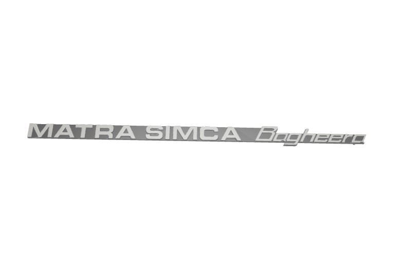 Monogramme Matra Simca Bagheera