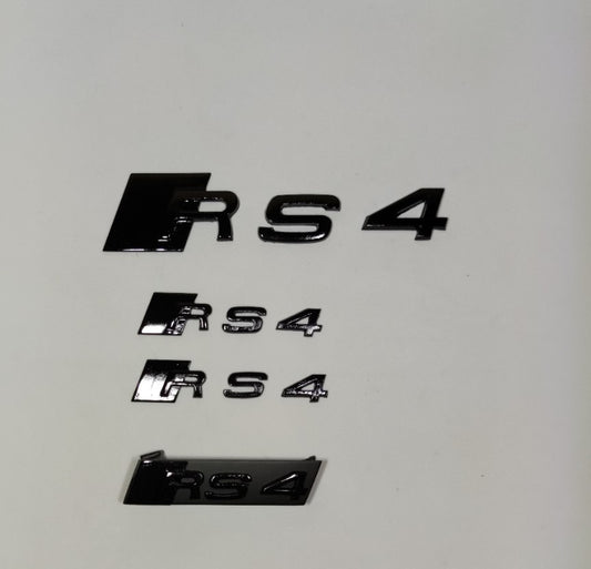 Ensemble monogramme Audi RS4 B7 Noir